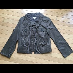 Ann Taylor Army green lightweight jacket S